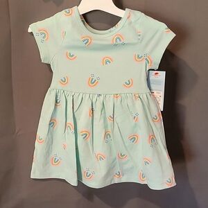 (J11) 12 mths girls 2 piece dress, Cat & Jack